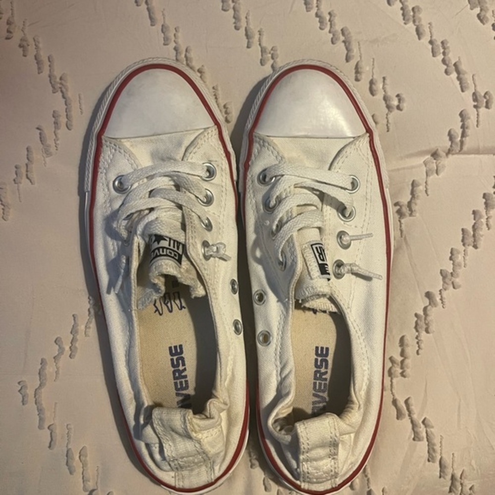 Size 7 - Converse Chuck Taylor All Star Shoreline Ox White Women